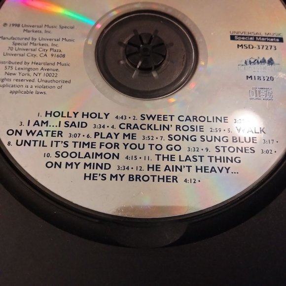 The Very Best of Neil Diamond CD 1998 Universal Music Holly Holy Sweet Caroline - Picture 2 of 2